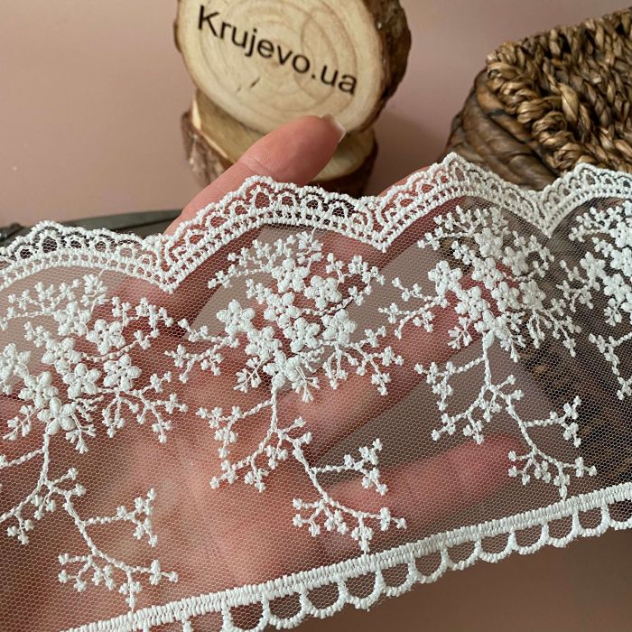 Кружево "Кустики" 10см (кр1002)мол