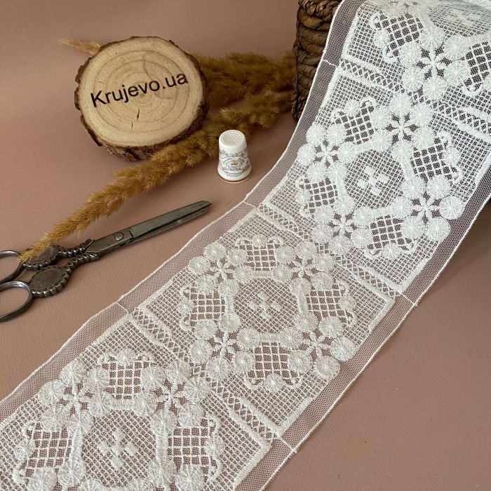 Кружево "Квадраты" кр0031 (12см)