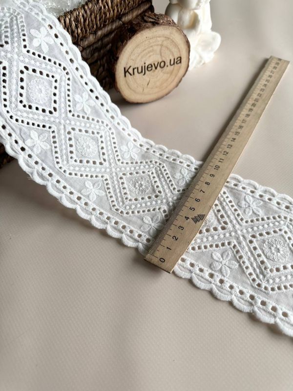 Батистовое кружево «Батистовое зеркало» 10см (кр0550)