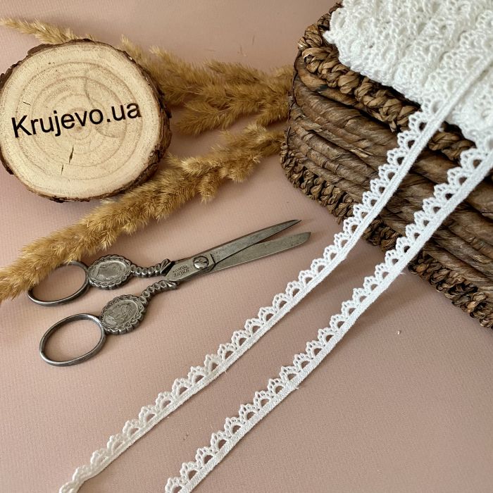 Кружево макраме "Полуцветики вязка" кр0163 (1см)