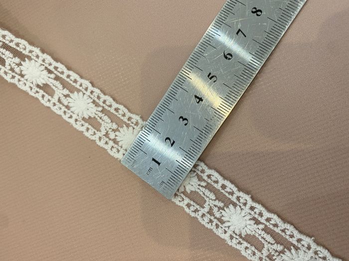 Кружево "Цветик" 2,5 см (кр0023)