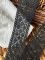 Кружево хлопковое "Зеркальная змейка" 4,5 см (кр0460) черный